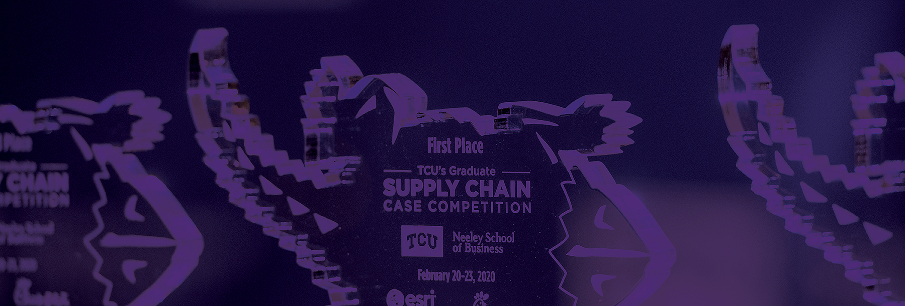 Section Image: Supply Chain Case Competition trophies 