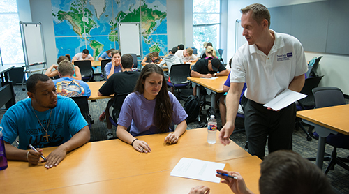 Section Image: Keith Hmieleski teaching 