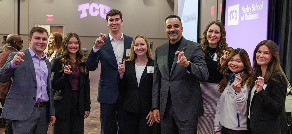 Randy Parker with students at the TESS event