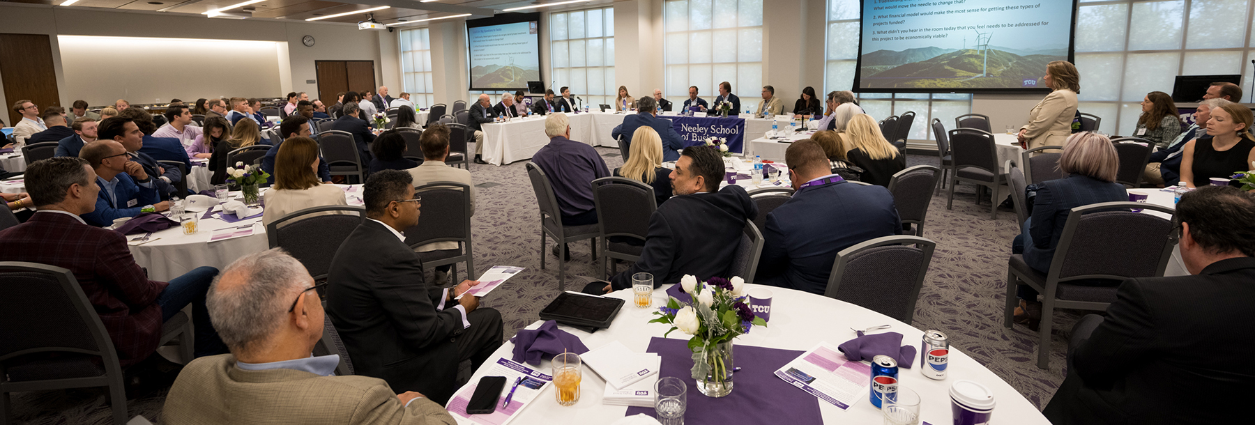 Section Image: TCU Energy Summit in the Hays Banquet Room 
