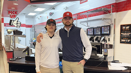 Section Image: Ty and Nate at Jimmy Johns 