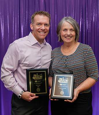 Kevin Kiley and Jayna Poprawski