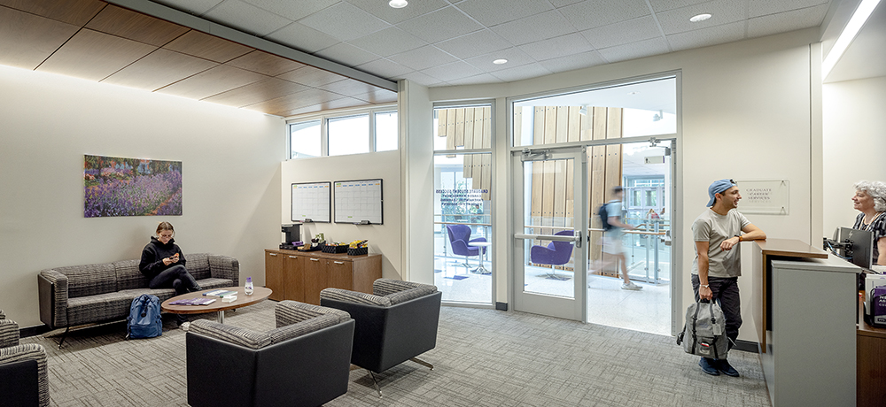 Section Image: Rotunda Second Floor of Hays Business Commons 