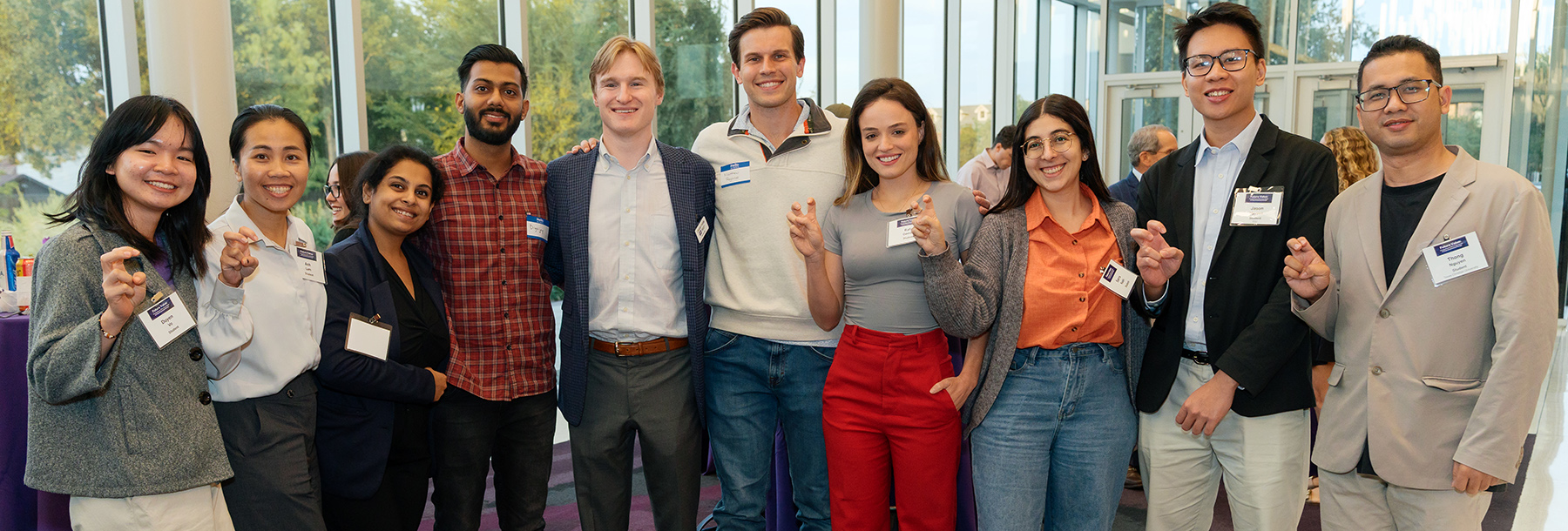 Section Image: Supply Chain and Fashion Merchandise Students at the Speaker 