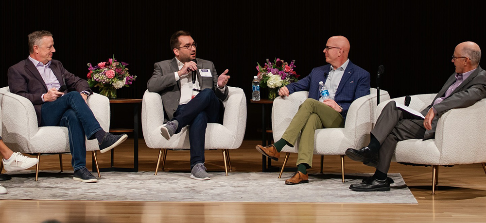 Section Image: Supply Chain and Fashion Merchandise Students at the Speaker 